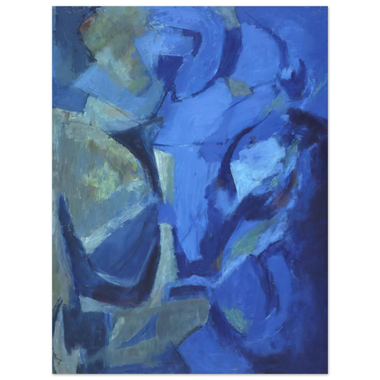 Alma Woodsey Thomas - THE STORMY SEA 1958  75x100 cm / 30x40inches Fine Art Poster