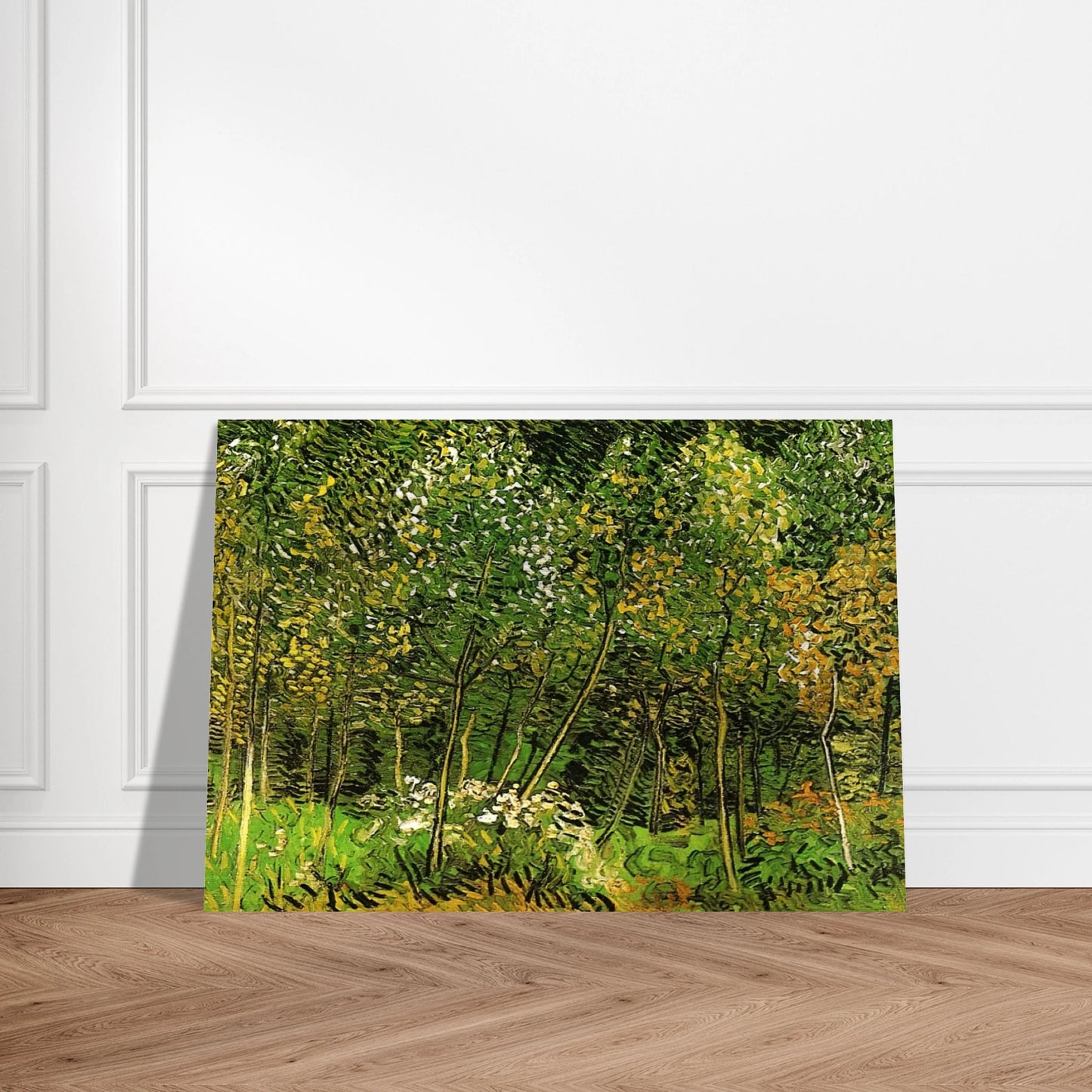 The Grove - Vincent van Gogh Brushed Aluminum Print - 70x100 cm / 28x40 inches | Vincent van Gogh Aluminum Print | Vincent van Gogh Prints