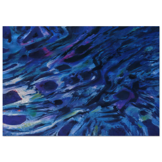 Eaux vives - 1979 - Alfred Manessier Brushed Aluminum Print - 70x100 cm / 28x40 inches | Alfred Manessier Aluminum Print | Alfred Manessier Prints