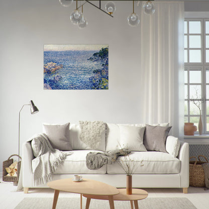 THE POINT OF ROSSIGNOL 1904 - Theo van Rysselberghe Brushed Aluminum Print - 70x100 cm / 28x40 inches | Theo van Rysselberghe Aluminum Print | Theo van Rysselberghe Prints