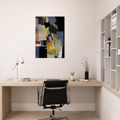 ELIKAN 1925 - Kurt Schwitters Brushed Aluminum Print - 70x100 cm / 28x40 inches | Kurt Schwitters Aluminum Print | Kurt Schwitters Prints