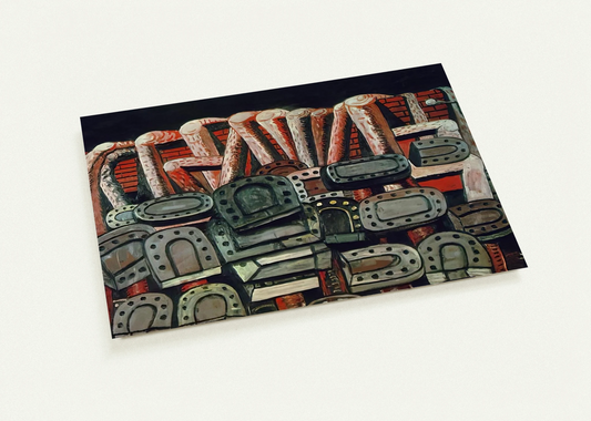 ANCIENT WALL By Philip Guston Pack of 10 Post Cards | Philip Guston Post Cards | A6 (10.5 x 14.8 cm) - 4.1 x 5.8 inches