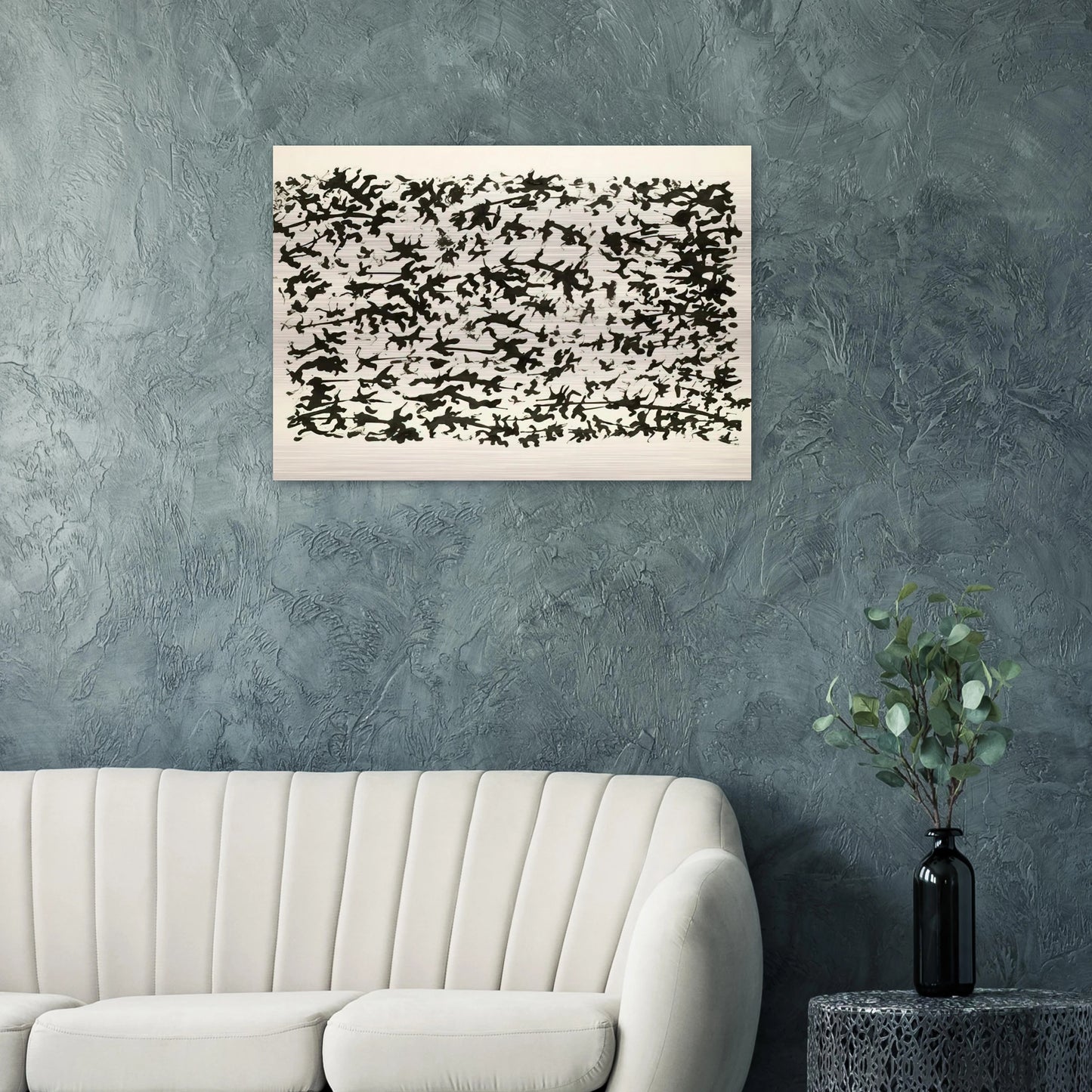 UNTITLED 7 - Henri Michaux Brushed Aluminum Print - 70x100 cm / 28x40 inches | Henri Michaux Aluminum Print | Henri Michaux Prints
