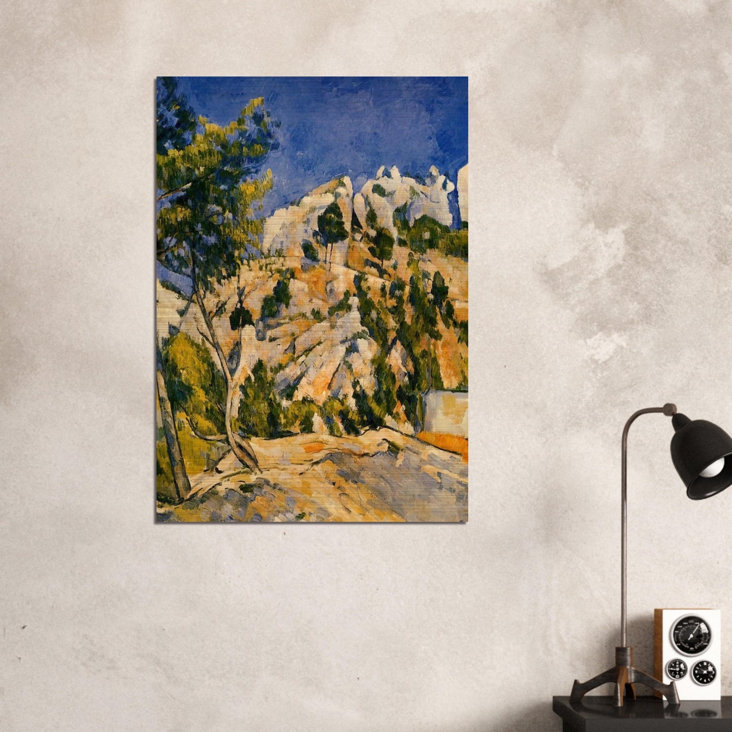 Bottom of the Ravine - Paul Cézanne Brushed Aluminum Print - 70x100 cm / 28x40 inches | Paul Cézanne Aluminum Print | Paul Cézanne Prints
