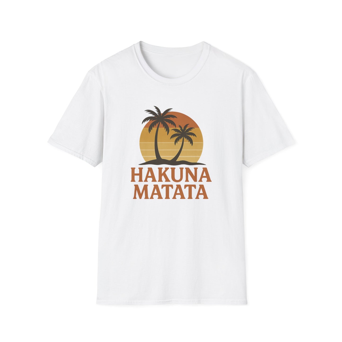 Hakuna Matata Retro Grafisch T-shirt, Geen Zorgen Positieve Vibe Shirt, Vintage 90s Geïnspireerde T-shirt, Feel Good Quote Top, Unisex Cadeau