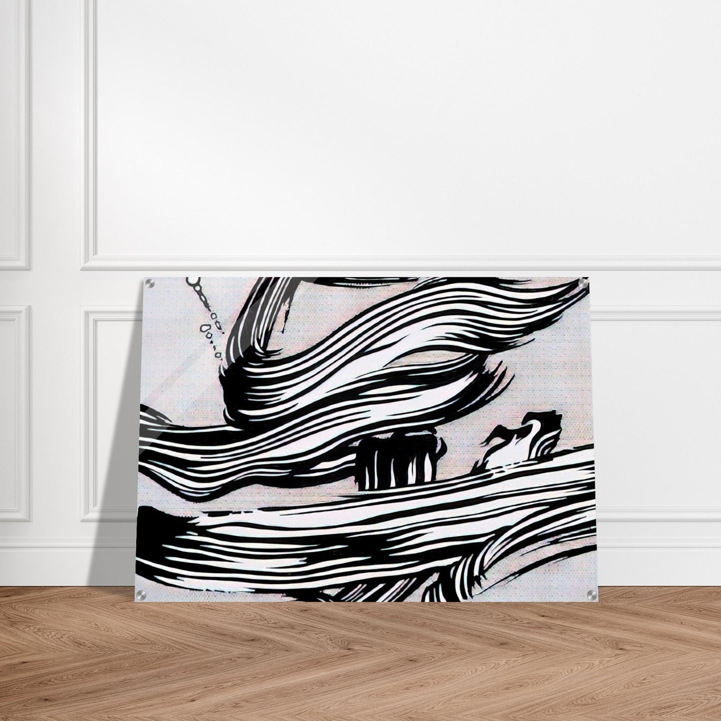 BRUSHSTROKES 1968 - Roy Lichtenstein Acrylic Print - 70x100 cm / 28x40″ inches