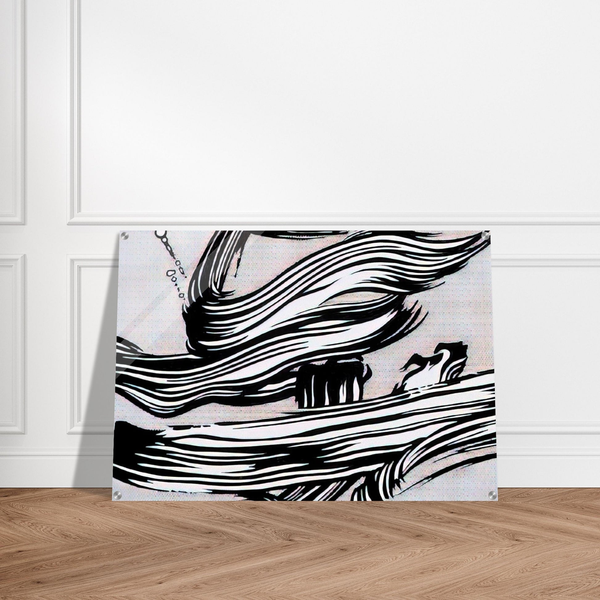 BRUSHSTROKES 1968 - Roy Lichtenstein Acrylic Print - 70x100 cm / 28x40″ inches