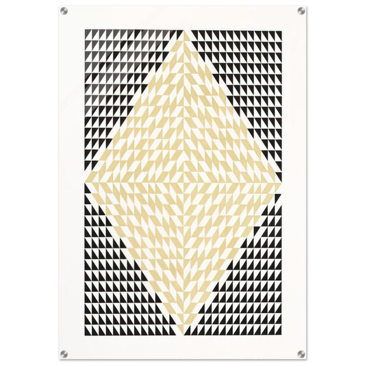 SECOND MOVEMENT V 1968 - Anni Albers Acrylic Print - 70x100 cm / 28x40″ inches
