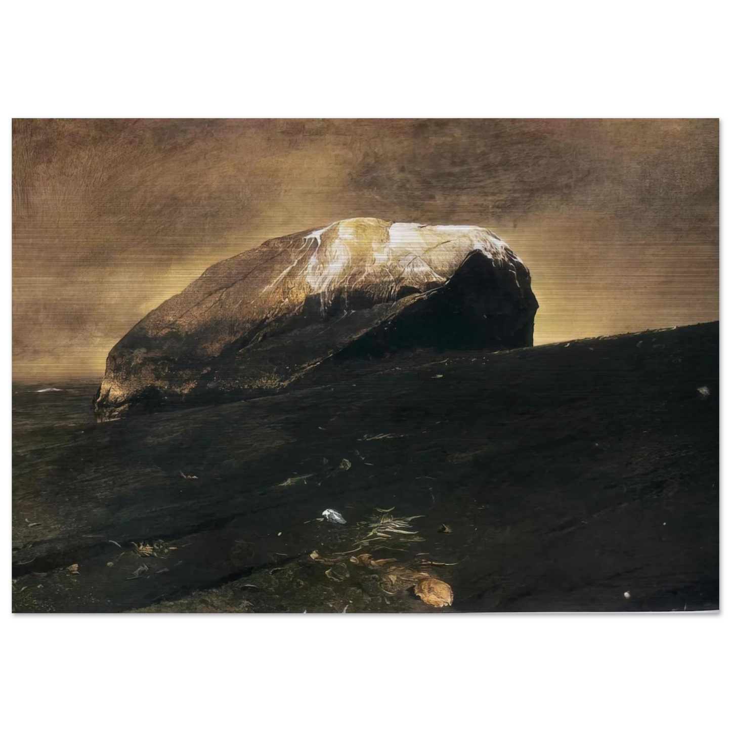 NOT DETECTED 42 - Andrew Wyeth Brushed Aluminum Print - 70x100 cm / 28x40 inches | Andrew Wyeth Aluminum Print | Andrew Wyeth Prints