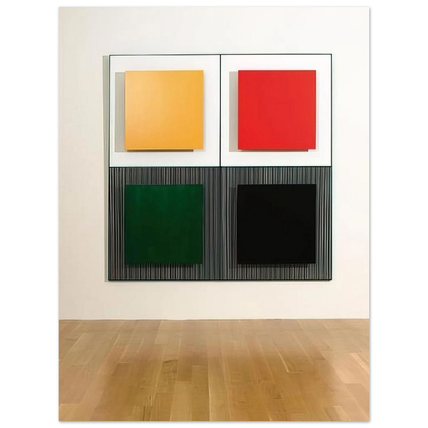 Jesus Rafael Soto - MARICHE 2 1997  75x100 cm / 30x40inches Fine Art Poster