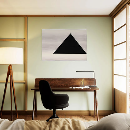 Triangle Form - Ellsworth Kelly Brushed Aluminum Print - 70x100 cm / 28x40 inches | Ellsworth Kelly Aluminum Print | Ellsworth Kelly Prints
