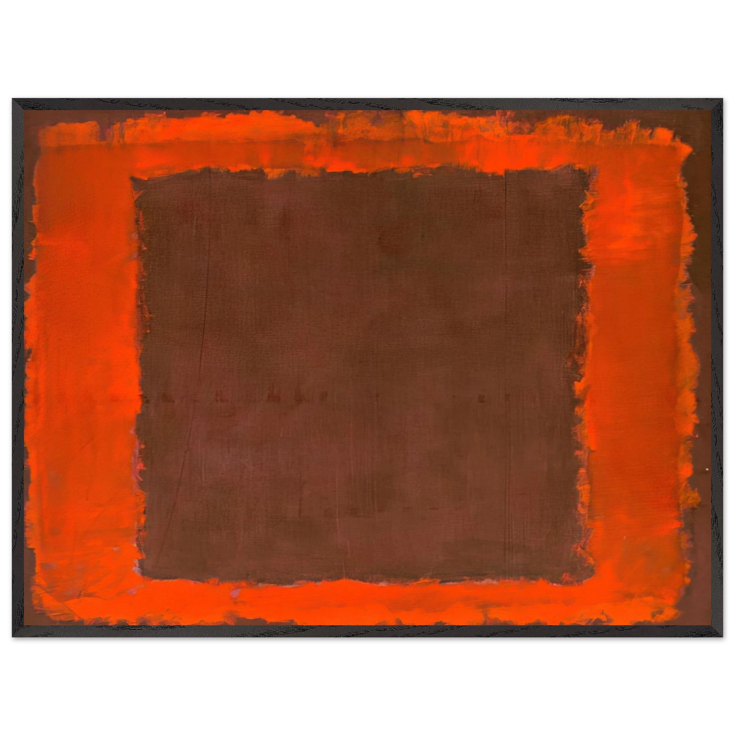 Mark Rothko - Untitled Mural for End Wall - 1959 Wall Art - 30x40 cm / 12x16 inches - Premium Wooden Framed Poster With Fine Art Paper-canvas - White frame