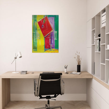 Untitled - Hans Hofmann Brushed Aluminum Print - 70x100 cm / 28x40 inches | Hans Hofmann Aluminum Print | Hans Hofmann Prints