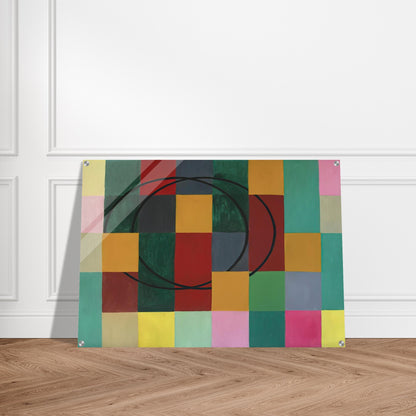 Die Fremden Kreise - 1963 - Johannes Itten Acrylic Print - 70x100 cm / 28x40″ inches