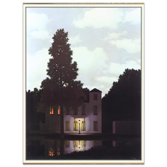 Rene Magritte - THE EMPIRE OF LIGHTS 1954 1  75x100 cm / 30x40inches Fine Art Poster