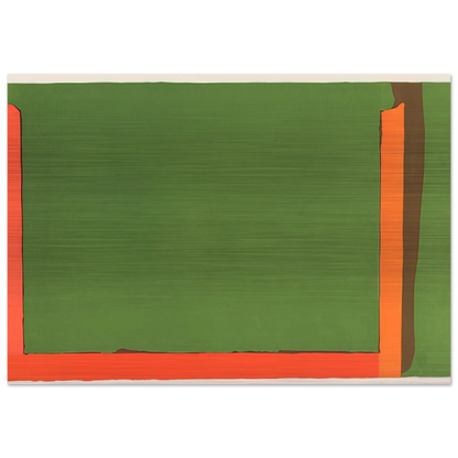 Untitled Litograph - Color Field Painting - John Hoyland Brushed Aluminum Print - 70x100 cm / 28x40 inches | John Hoyland Aluminum Print | John Hoyland Prints