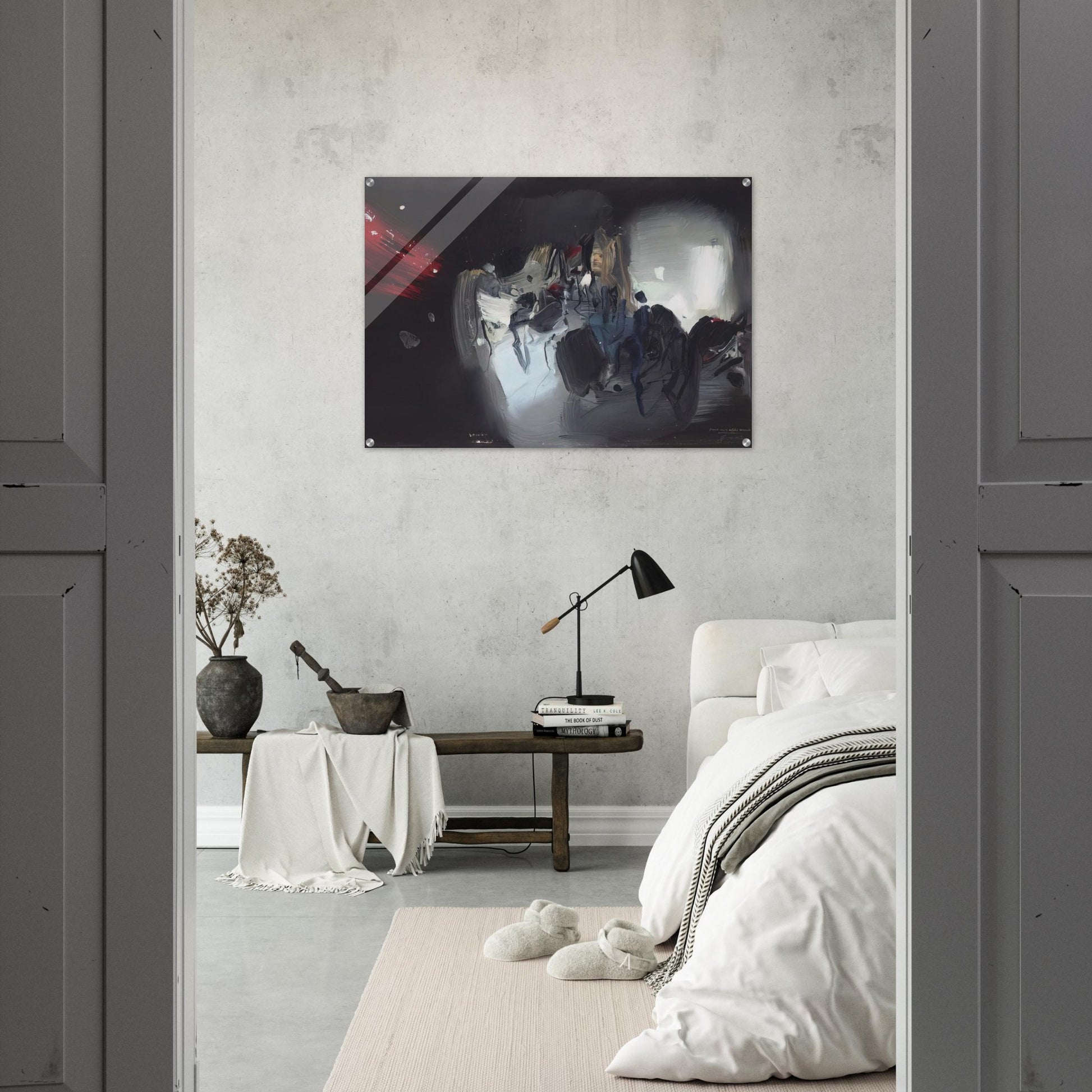 COMPOSITION 1972 - Chu teh Chun Acrylic Print - 70x100 cm / 28x40″ inches