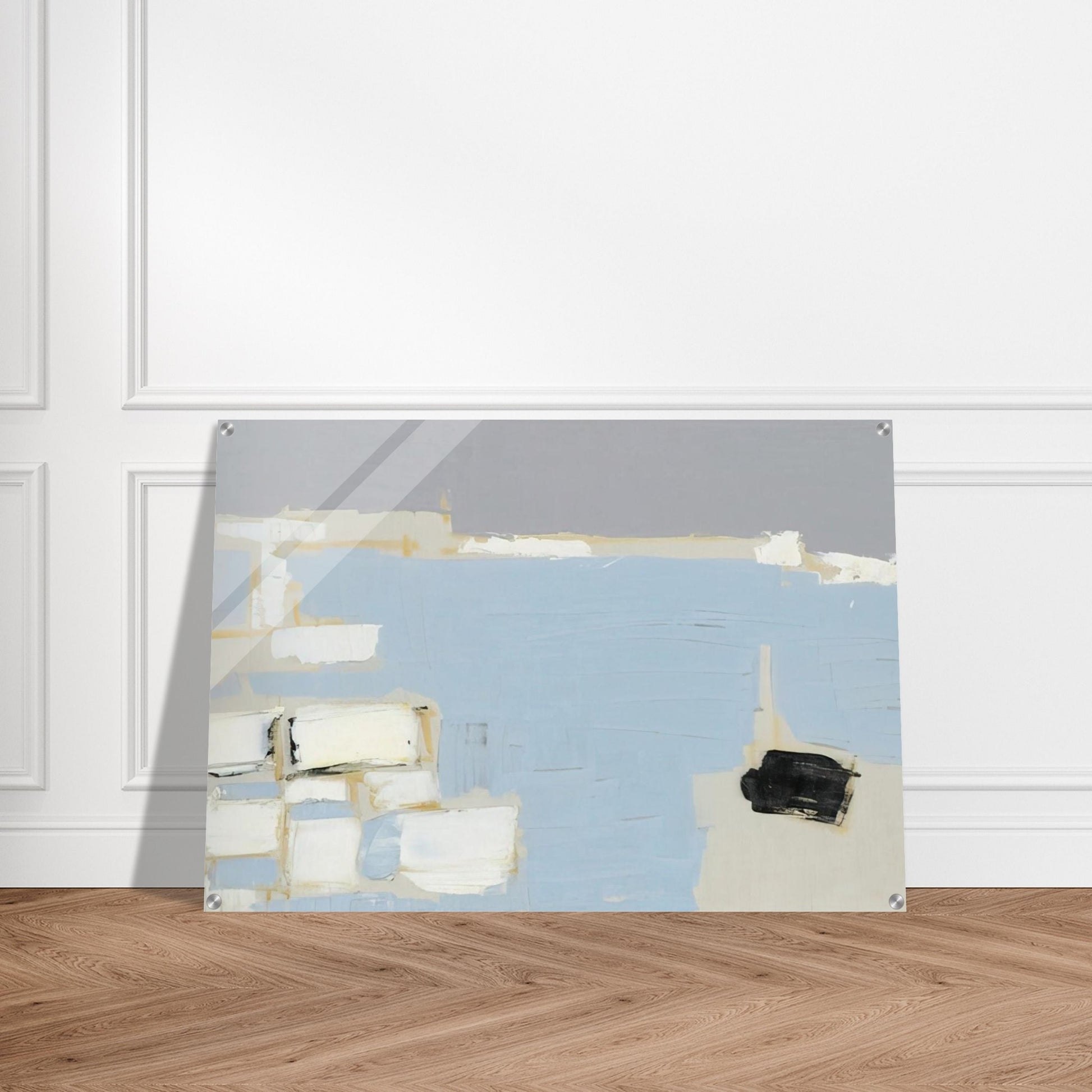 Marseille under snow - 1954 - Nicolas de Stael Acrylic Print - 70x100 cm / 28x40″ inches