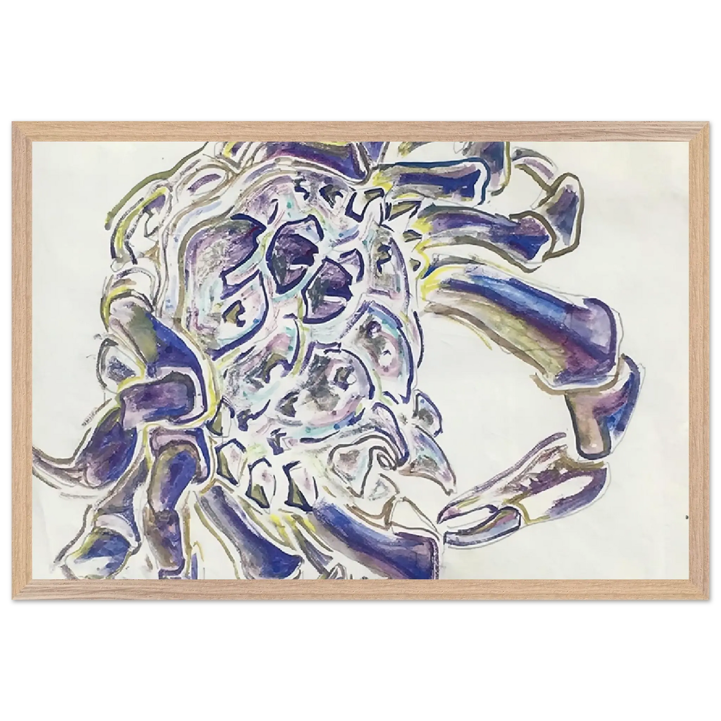 Walter Inglis Anderson - Walter Anderson Wall art - 13x18 cm / 5x7 inches - Premium Wooden Framed Poster With Fine Art Paper - White frame