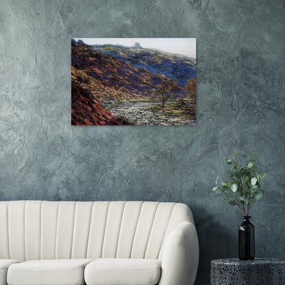 The Old Tree, Gorge of the Petite Creuse - claude monet Brushed Aluminum Print - 70x100 cm / 28x40 inches | claude monet Aluminum Print | claude monet Prints