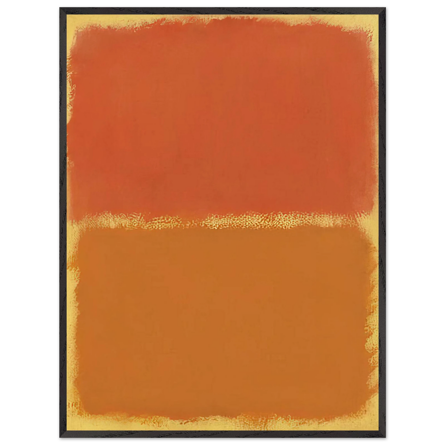 Mark Rothko - Orange, Red, Orange - 1961 Wall Art - 21x29.7 cm / 8x12" - Premium Wooden Framed Poster With Fine Art Paper - Wood frame
