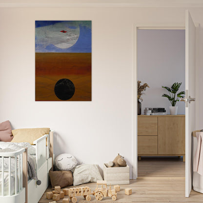 Sea and Sun - Max Ernst Brushed Aluminum Print - 70x100 cm / 28x40 inches | Max Ernst Aluminum Print | Max Ernst Prints