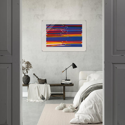Untitled - 1978 - Piero Dorazio Acrylic Print - 70x100 cm / 28x40″ inches