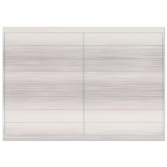 On a clear day, #2 - Agnes Martin Brushed Aluminum Print - 70x100 cm / 28x40 inches | Agnes Martin Aluminum Print | Agnes Martin Prints