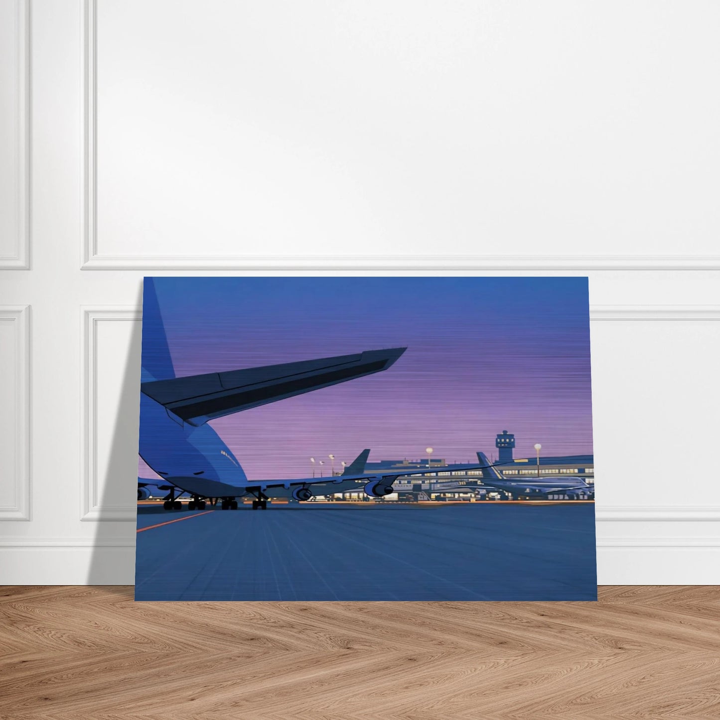 Taxiway - Hiroshi Nagai Brushed Aluminum Print - 70x100 cm / 28x40 inches | Hiroshi Nagai Aluminum Print | Hiroshi Nagai Prints