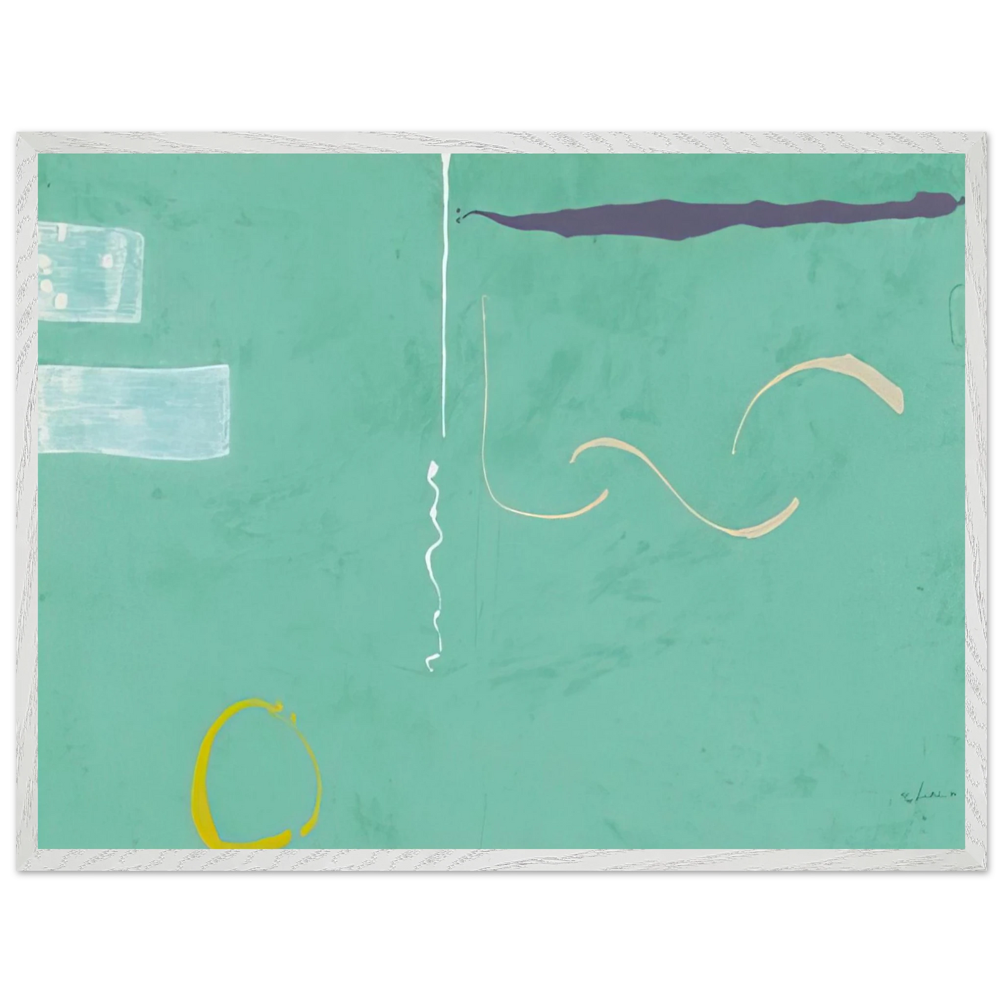 Helen Frankenthaler - Tahiti - 1989 Wall art - 75x100 cm / 30x40 inches - Fine Art Poster-canvas - -
