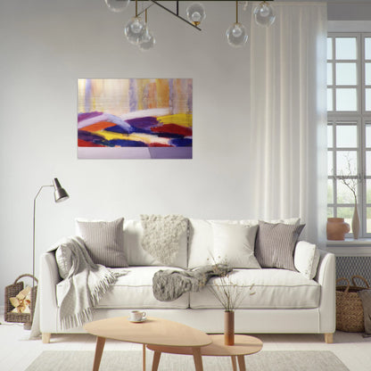 Matisse's Table - 1996 - Ronnie Landfield Brushed Aluminum Print - 70x100 cm / 28x40 inches | Ronnie Landfield Aluminum Print | Ronnie Landfield Prints