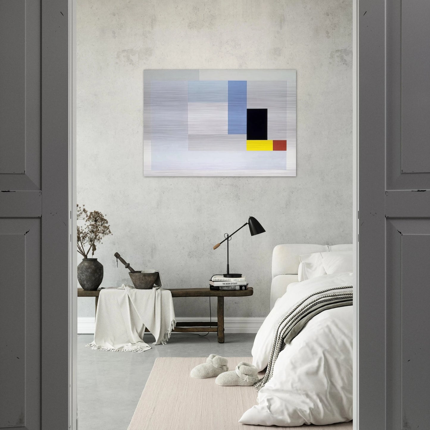 June 1937 painting - 1937 - Ben Nicholson Brushed Aluminum Print - 70x100 cm / 28x40 inches | Ben Nicholson Aluminum Print | Ben Nicholson Prints