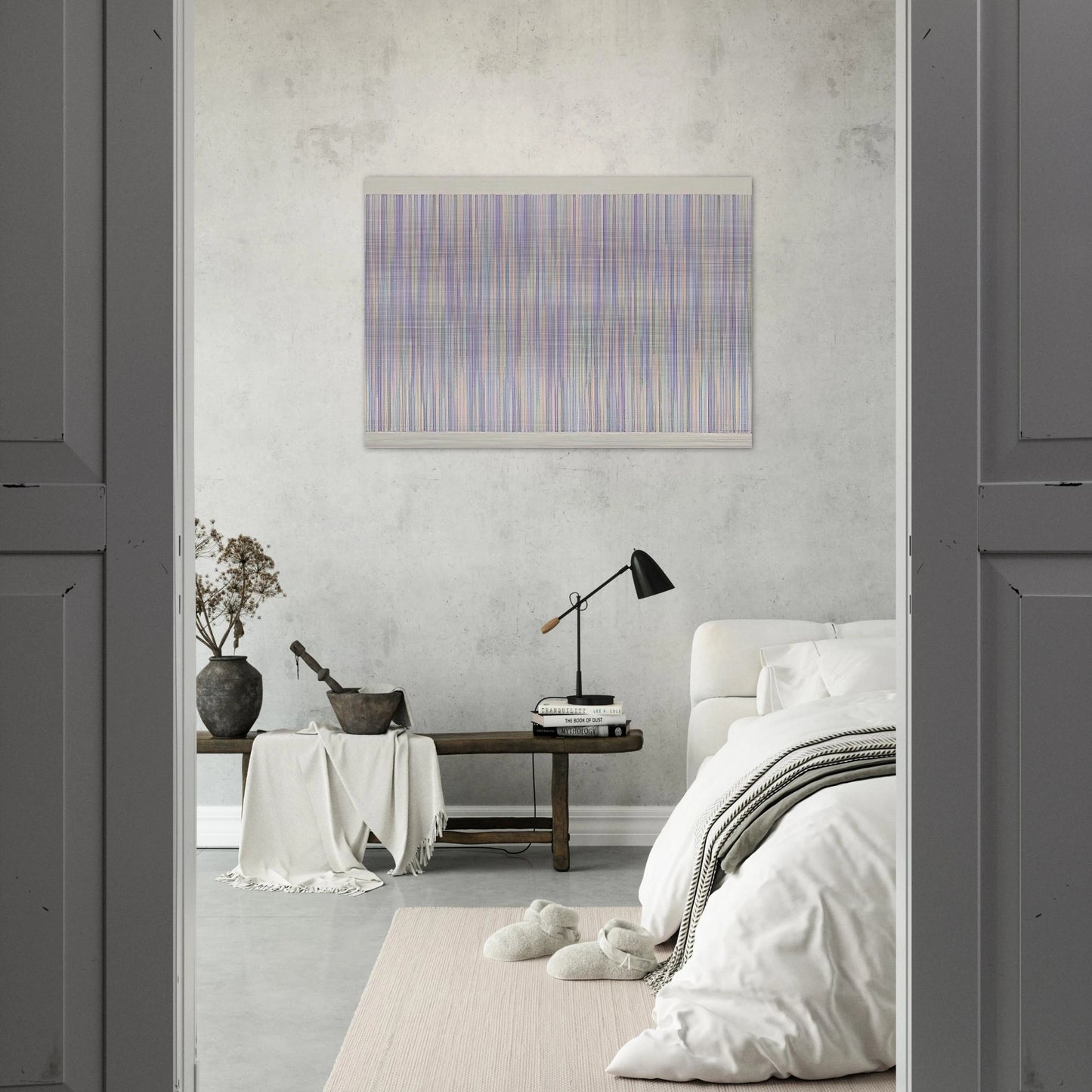 Pocono - 1984 - Gene Davis Brushed Aluminum Print - 70x100 cm / 28x40 inches | Gene Davis Aluminum Print | Gene Davis Prints