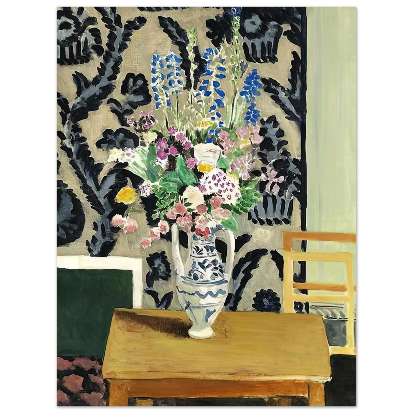 Henri Matisse - BOUQUET DE FLEURS POUR LE QUATORZE JUILLET 1919  75x100 cm / 30x40inches Fine Art Poster