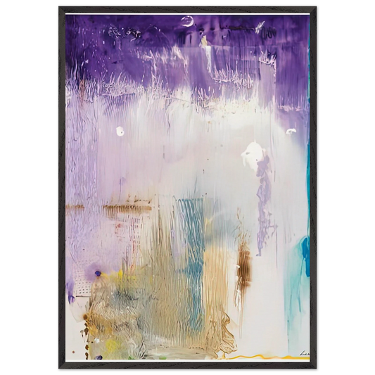 Magnet 1992- - Helen Frankenthaler 70x100 cm / 28x40 inches Framed Art Print – Black Wooden Frame