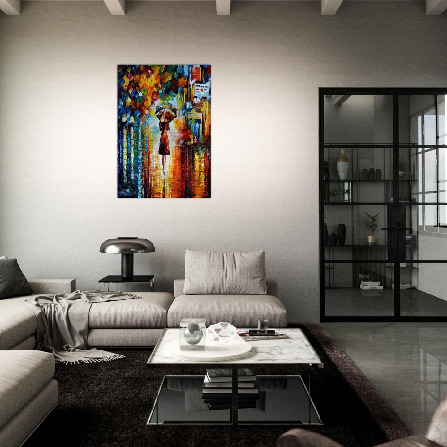 Leonid Afremov - Leonid Afremov Brushed Aluminum Print - 70x100 cm / 28x40 inches | Leonid Afremov Aluminum Print | Leonid Afremov Prints