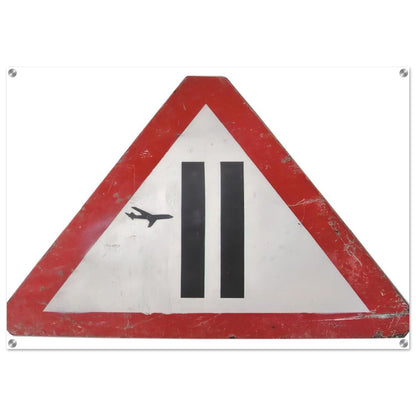 WARNING SIGN 2006 - Banksy Acrylic Print - 70x100 cm / 28x40″ inches