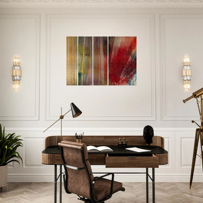 A Warmth, A Lightness, A Glow and Then - Sam Gilliam Brushed Aluminum Print - 70x100 cm / 28x40 inches | Sam Gilliam Aluminum Print | Sam Gilliam Prints