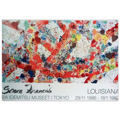 Polar Red - Sam Francis Acrylic Print - 70x100 cm / 28x40″ inches