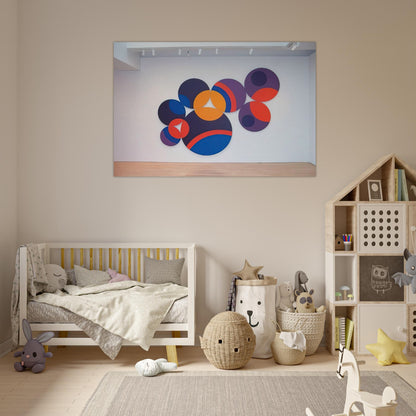Constellation Twelve Circles - 1969 - Leon Polk Smith Art Prints - 100x150 cm / 40x60″ inches | Leon Polk Smith Poster | Leon Polk Smith Prints