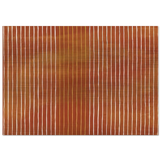 Pumpkin - 1959 - Gene Davis Brushed Aluminum Print - 70x100 cm / 28x40 inches | Gene Davis Aluminum Print | Gene Davis Prints