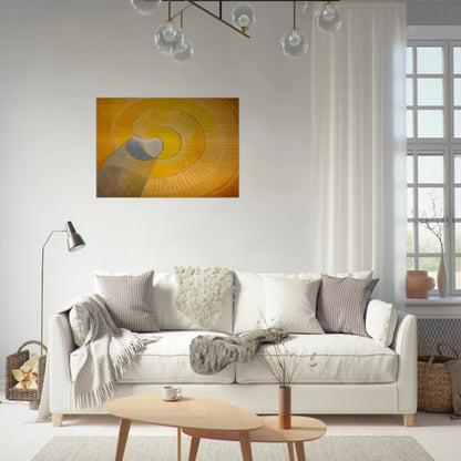 Abstraction - 1964 - Lawren Harris Brushed Aluminum Print - 70x100 cm / 28x40 inches | Lawren Harris Aluminum Print | Lawren Harris Prints