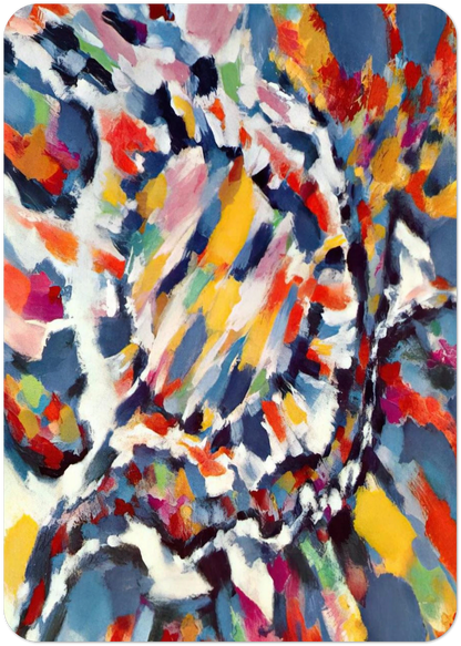 La Sève - 1963 By Alfred Manessier Pack of 10 Post Cards | Alfred Manessier Post Cards | A6 (10.5 x 14.8 cm) - 4.1 x 5.8 inches