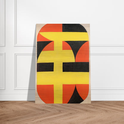 Siete - 1949 - Carmen Herrera Brushed Aluminum Print - 70x100 cm / 28x40 inches | Carmen Herrera Aluminum Print | Carmen Herrera Prints