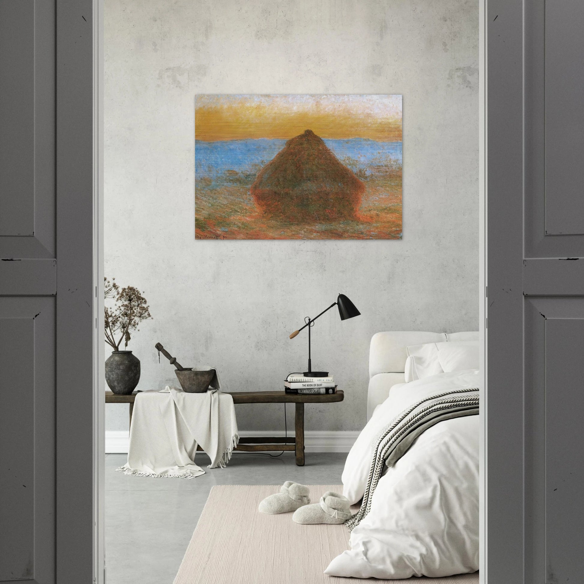Grainstack - claude monet Brushed Aluminum Print - 70x100 cm / 28x40 inches | claude monet Aluminum Print | claude monet Prints