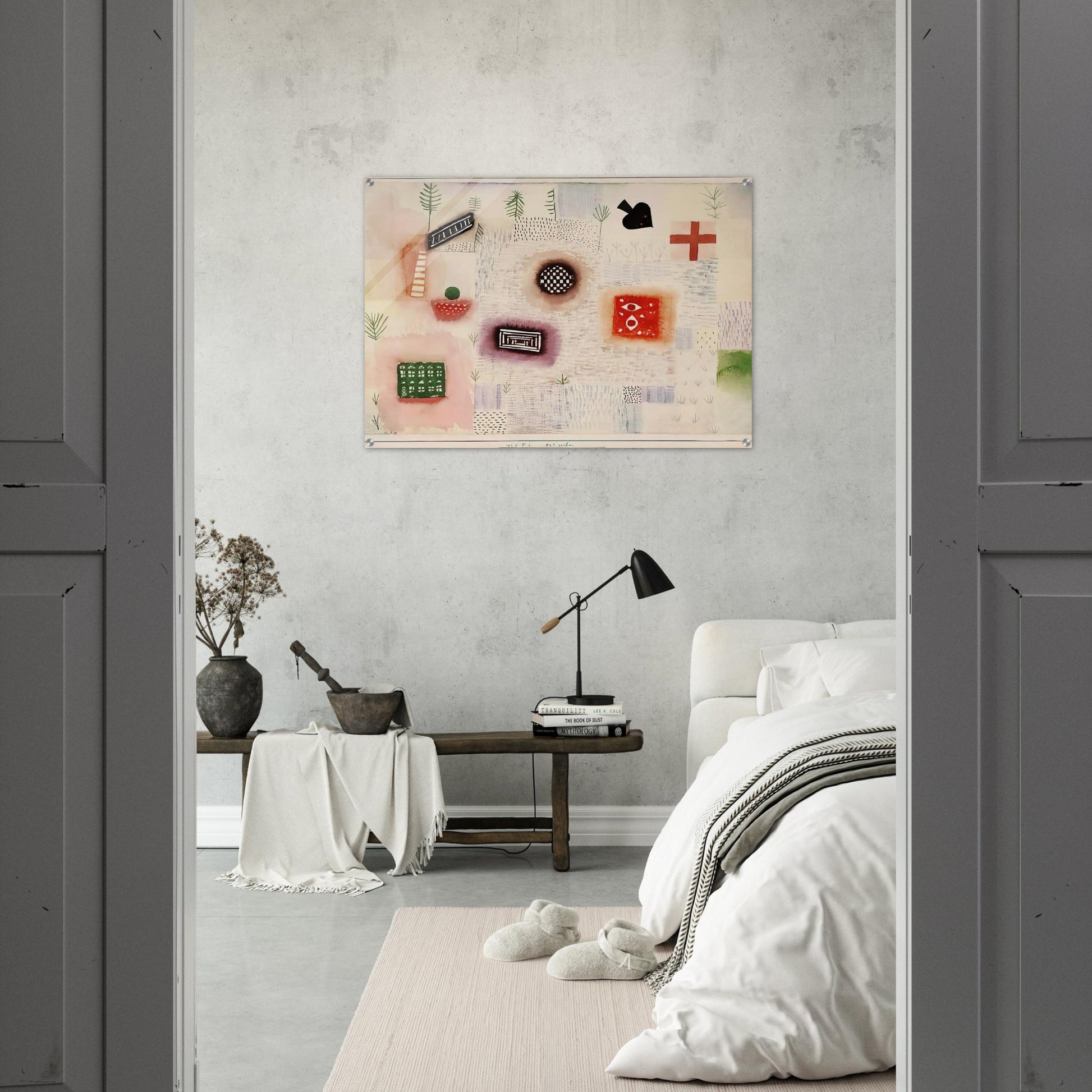 PLACE SIGNS 1926 - Paul Klee Acrylic Print - 70x100 cm / 28x40″ inches | Paul Klee Wall Art | Paul Klee Prints