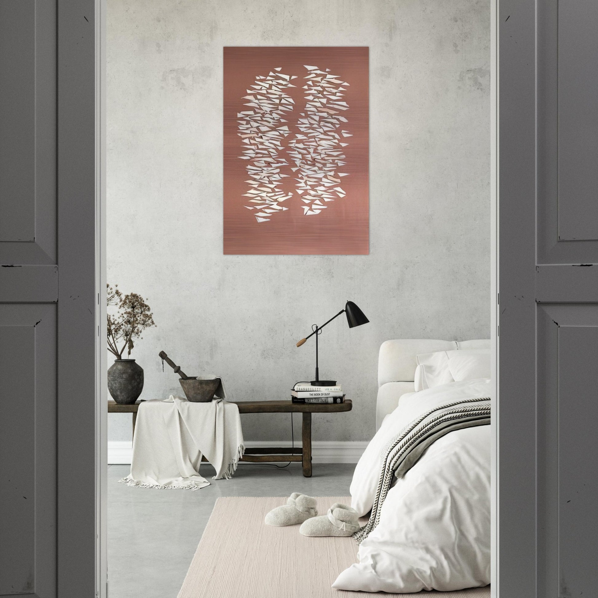 Quiet Vertical - 2006 - Robert Goodnough Brushed Aluminum Print - 70x100 cm / 28x40 inches | Robert Goodnough Aluminum Print | Robert Goodnough Prints