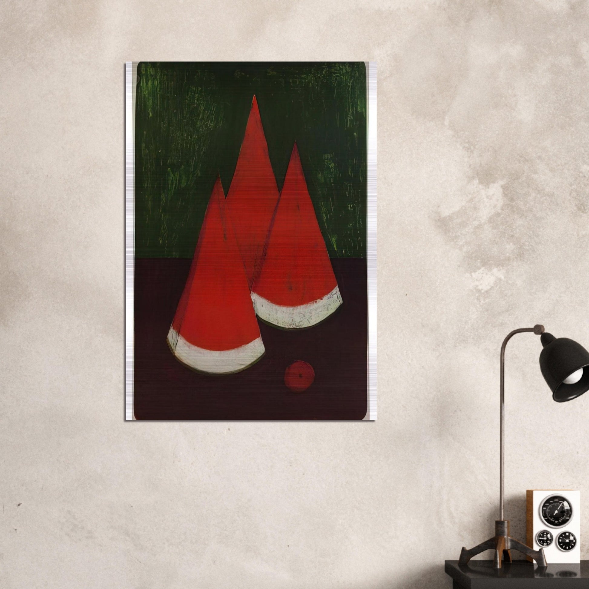 WATERMELONS - Rufino Tamayo Brushed Aluminum Print - 70x100 cm / 28x40 inches | Rufino Tamayo Aluminum Print | Rufino Tamayo Prints