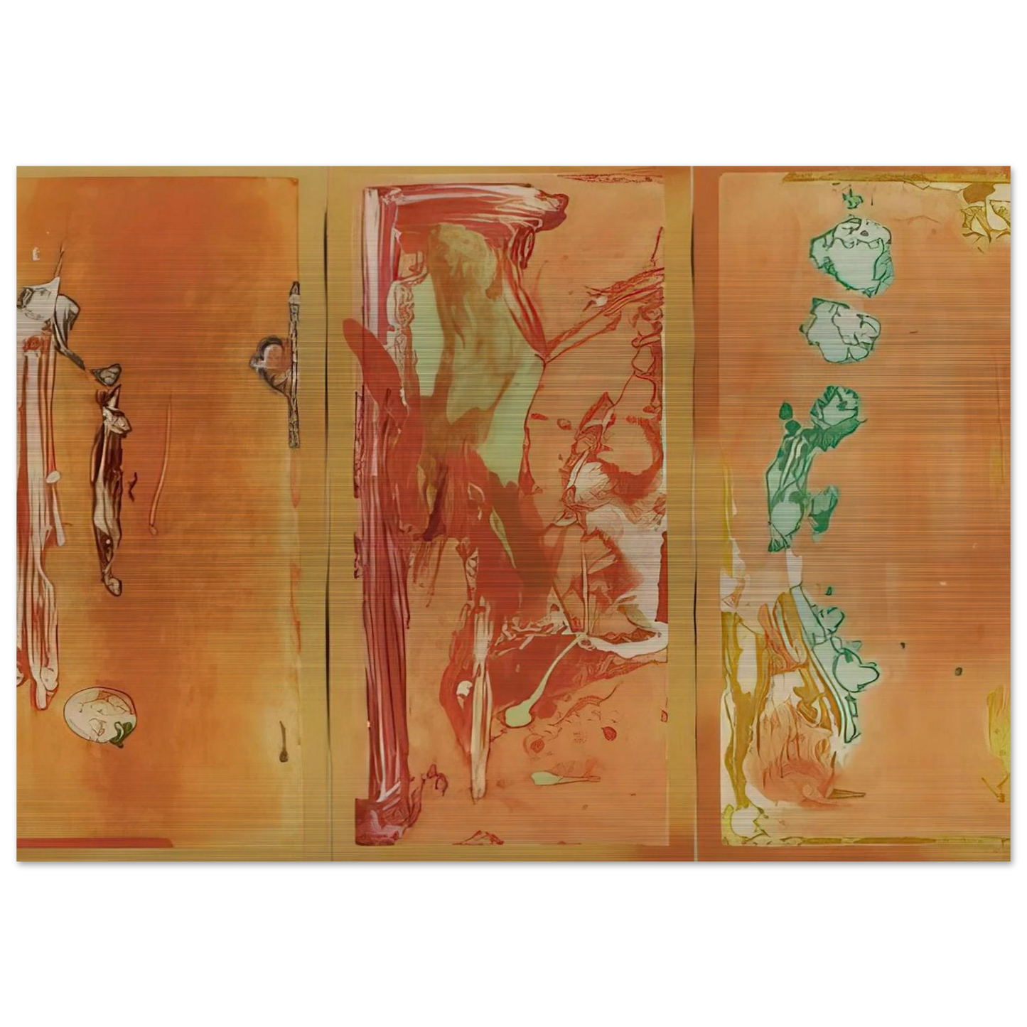 Gateway - 1988 - Helen Frankenthaler Brushed Aluminum Print - 70x100 cm / 28x40 inches | Helen Frankenthaler Aluminum Print | Helen Frankenthaler Prints