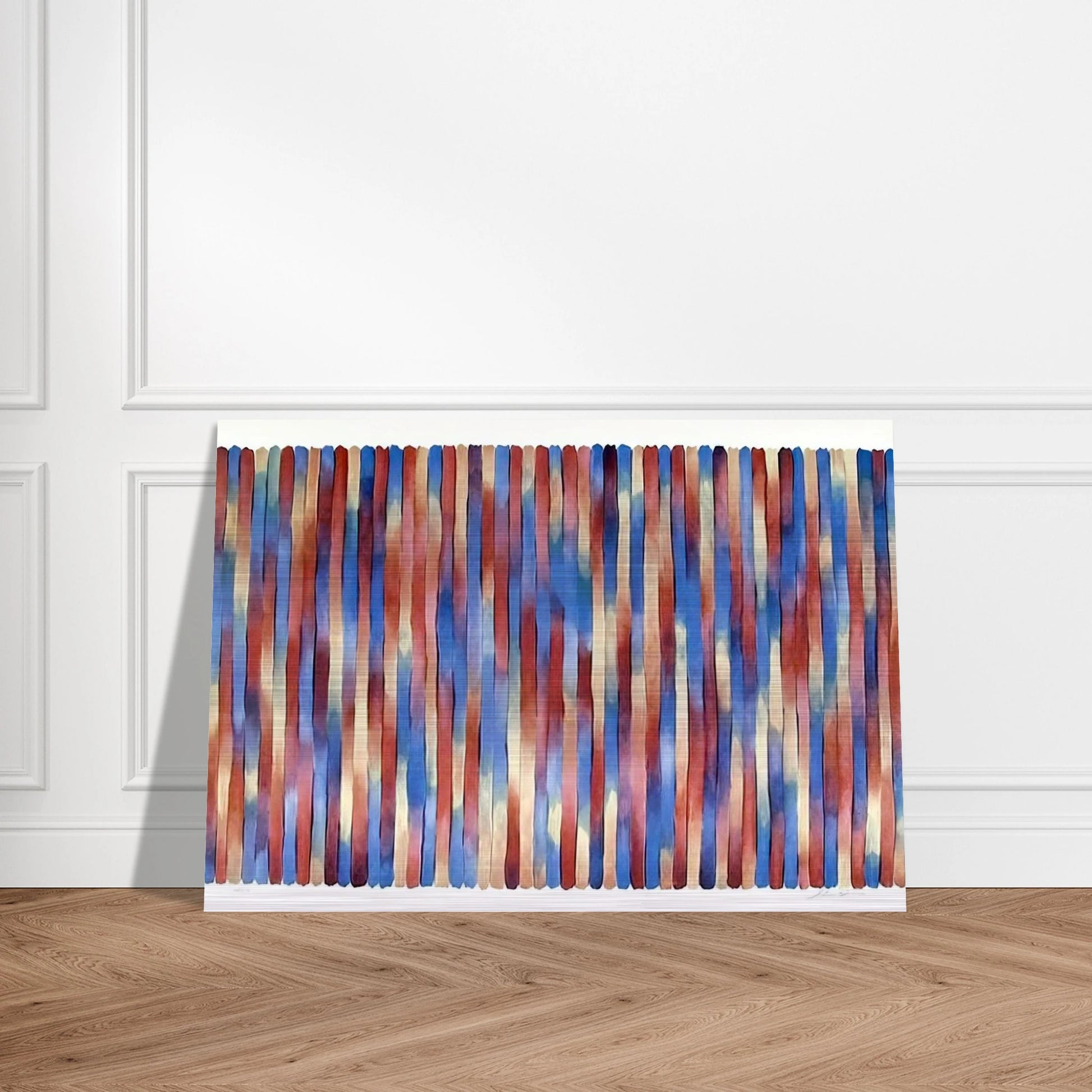 Banjo - 1981 - Gene Davis Brushed Aluminum Print - 70x100 cm / 28x40 inches | Gene Davis Aluminum Print | Gene Davis Prints